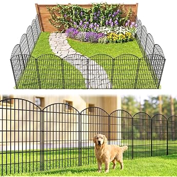 Thealyn Metall Gartenzaun 101cm H x 71cm B 5 Paneele Gesamtl nge 35m