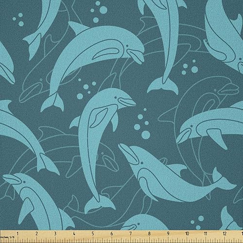 Miniatura 111 de Tela de panda Lunarable de The Yard, diseño de oso asiático con dibujos animados comiendo hojas y ramas, animal silvestre, tela decorativa para