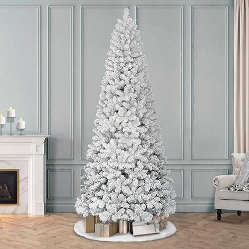 Vista 16 de Puleo International Árbol de pino de Virginia flocado de 6.5 pies