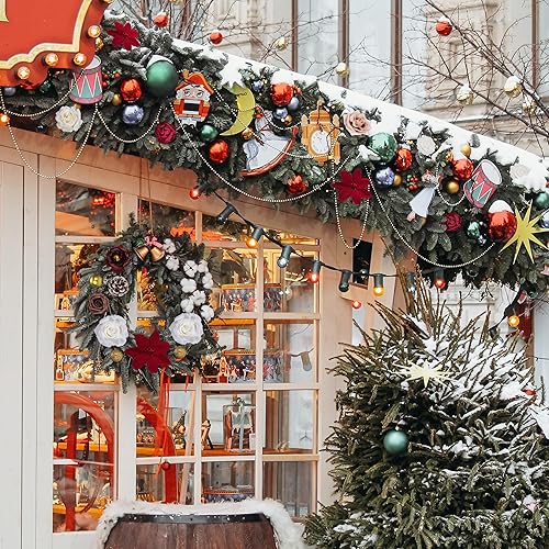 Miniatura 5 de YZXZM Caja combinada de flores artificiales, mezcla de flores de espuma de seda falsa con tallo de alambre, ramo de novia de boda, fiesta de