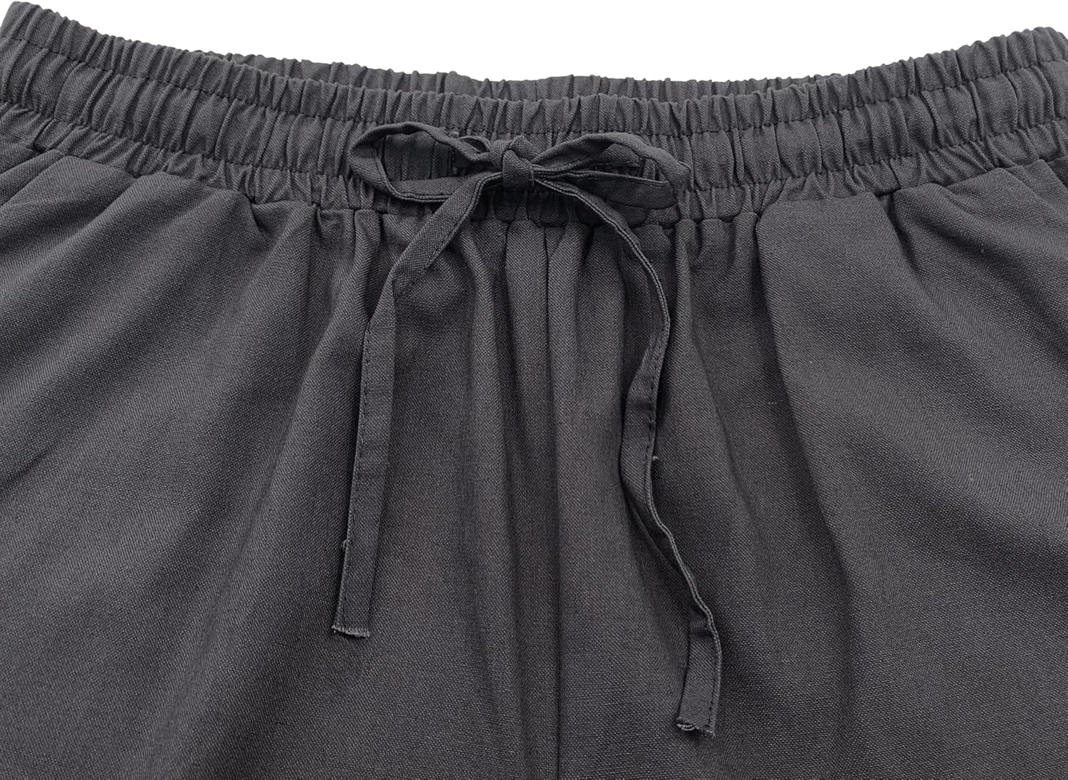 Women Linen Pants Summer 2026 High Waist Comfy Gauze Slacks Lightweight Casual Loose Trousers with Pockets - Image 3