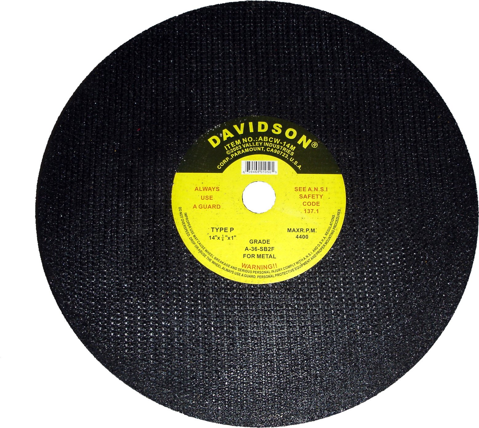 14 In. Metal Abrasive Cut-off Blade 10 Pack