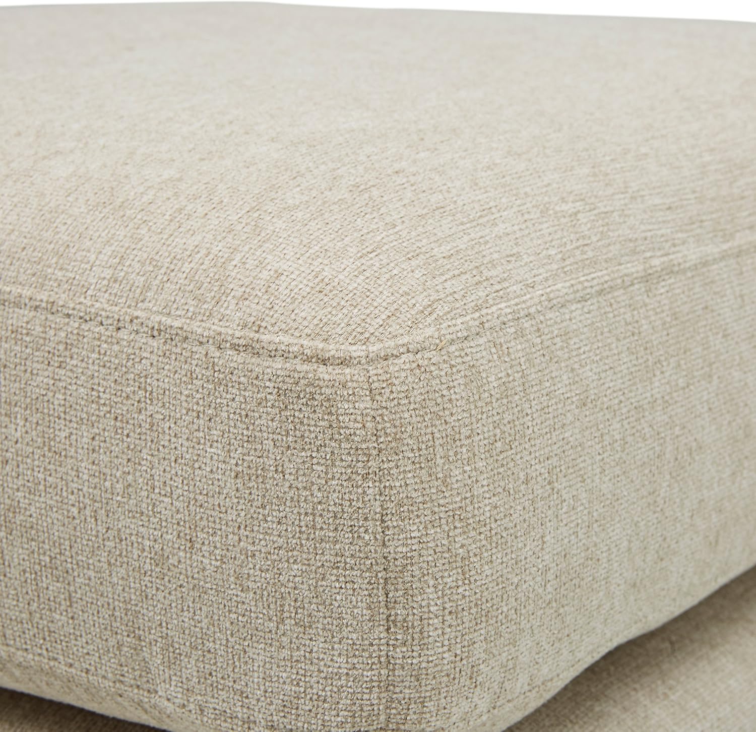  Brand – Rivet Sloane Mid-Century Modern Ottoman, 32"W, Shell : Home & Kitchen