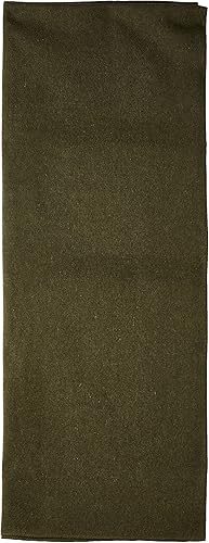 EverOne Olive Drab - Manta ignífuga (80% lana, 66 x 90 pulgadas)