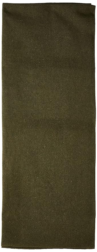 EverOne Olive Drab 80% Wool Fire Retardant Blanket - 66