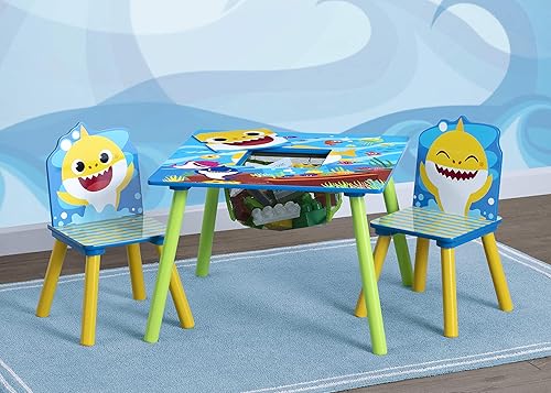 Miniatura 2 de Delta Children Mesa para Niños con Almacenamiento (2 Sillas Incluidas) - Ideal para Artes y Manualidades, Hora de Merienda, Educación en Casa,