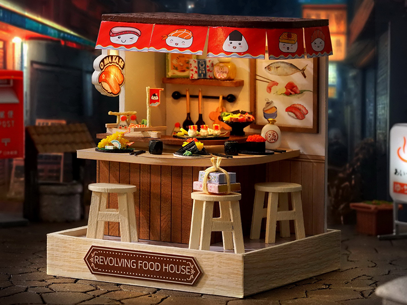 Amazon.com: TuKIIE DIY Miniature Dollhouse Kit with Furniture, 1