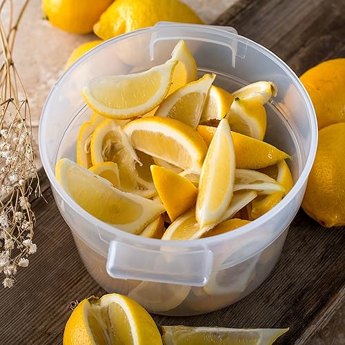 Miniatura 4 de Carlisle Bain Marie contenedor de almacenamiento redondo, Translúcido, 1