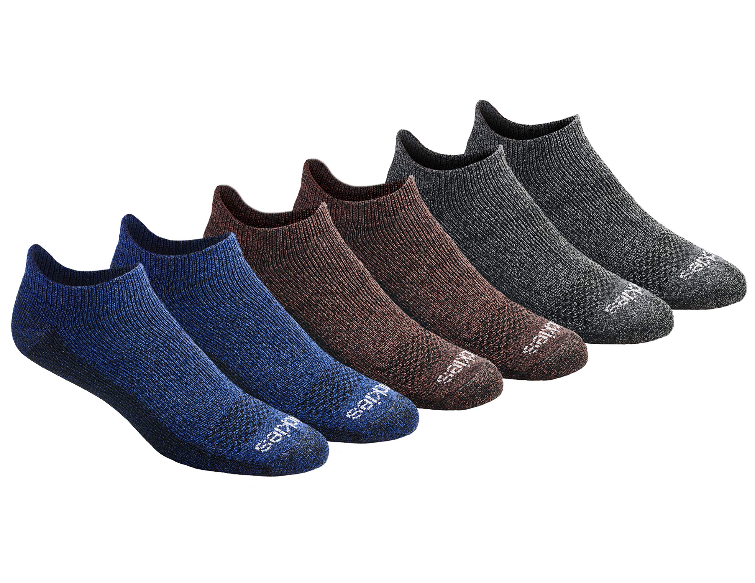 Dickies Skarpety Mężczyźni Dri-tech Moisture Control No Show Socks, Available in M-xxl (6, 12 Pairs) (12 w zestawie)