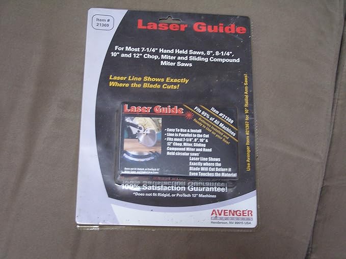 Avenger 21369 Single Line Laser Guide with 5/8Inch Arbor Miter Saw