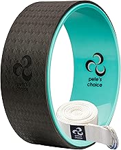 pete's choice Dharma Yoga Wheel with Bonus eBook & Free Yoga Strap | Comfortable & Durable Yoga Balance Accessory | Increase Flexibility | Ideal Back Stretcher - coolthings.us