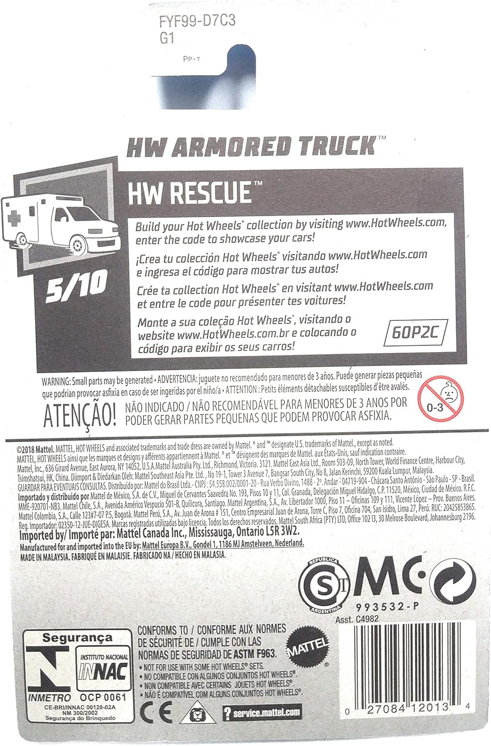 Hot Wheels HW Armored Truck