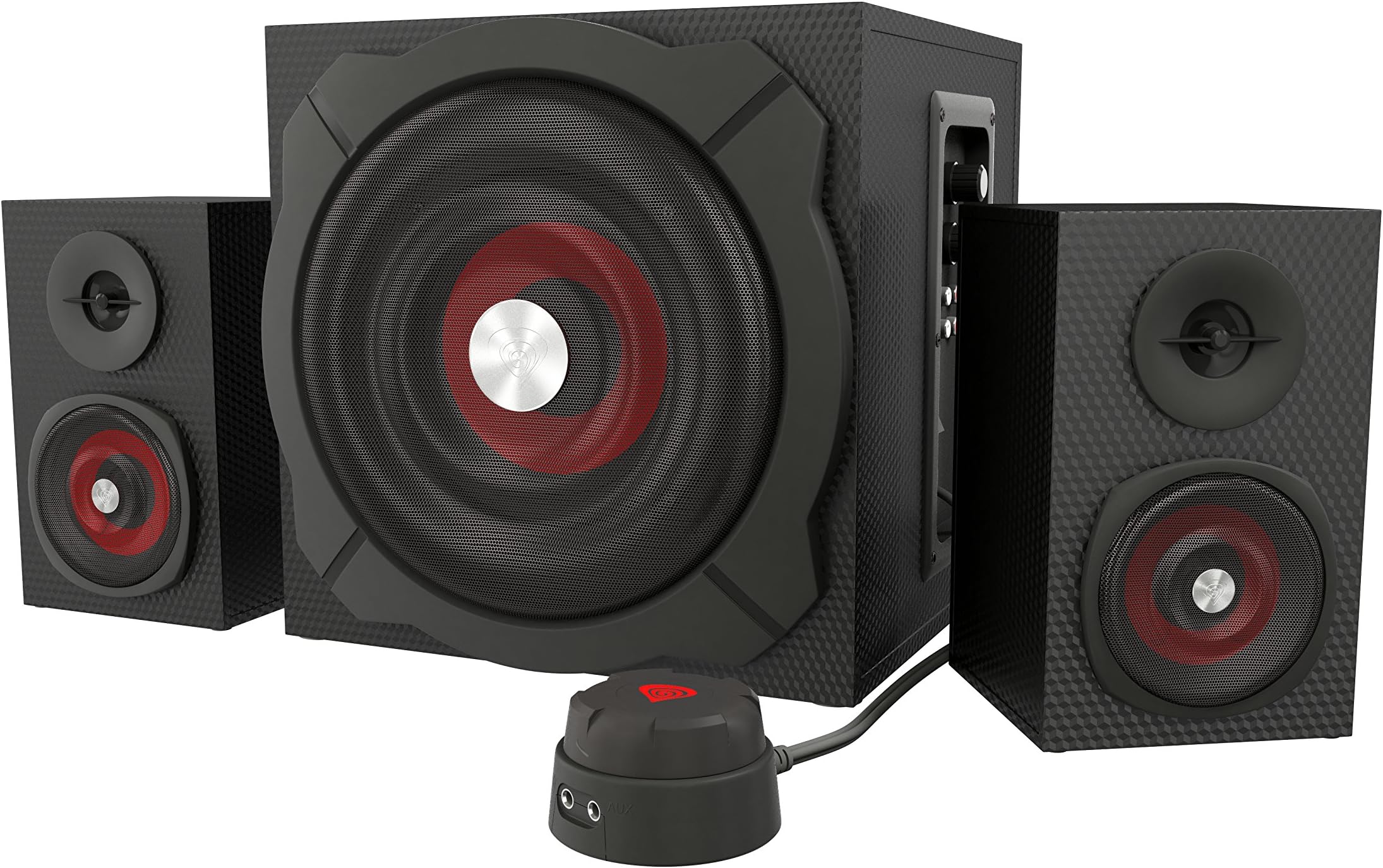 GENESIS Helium 600 60 W Black Red 2.1 channels