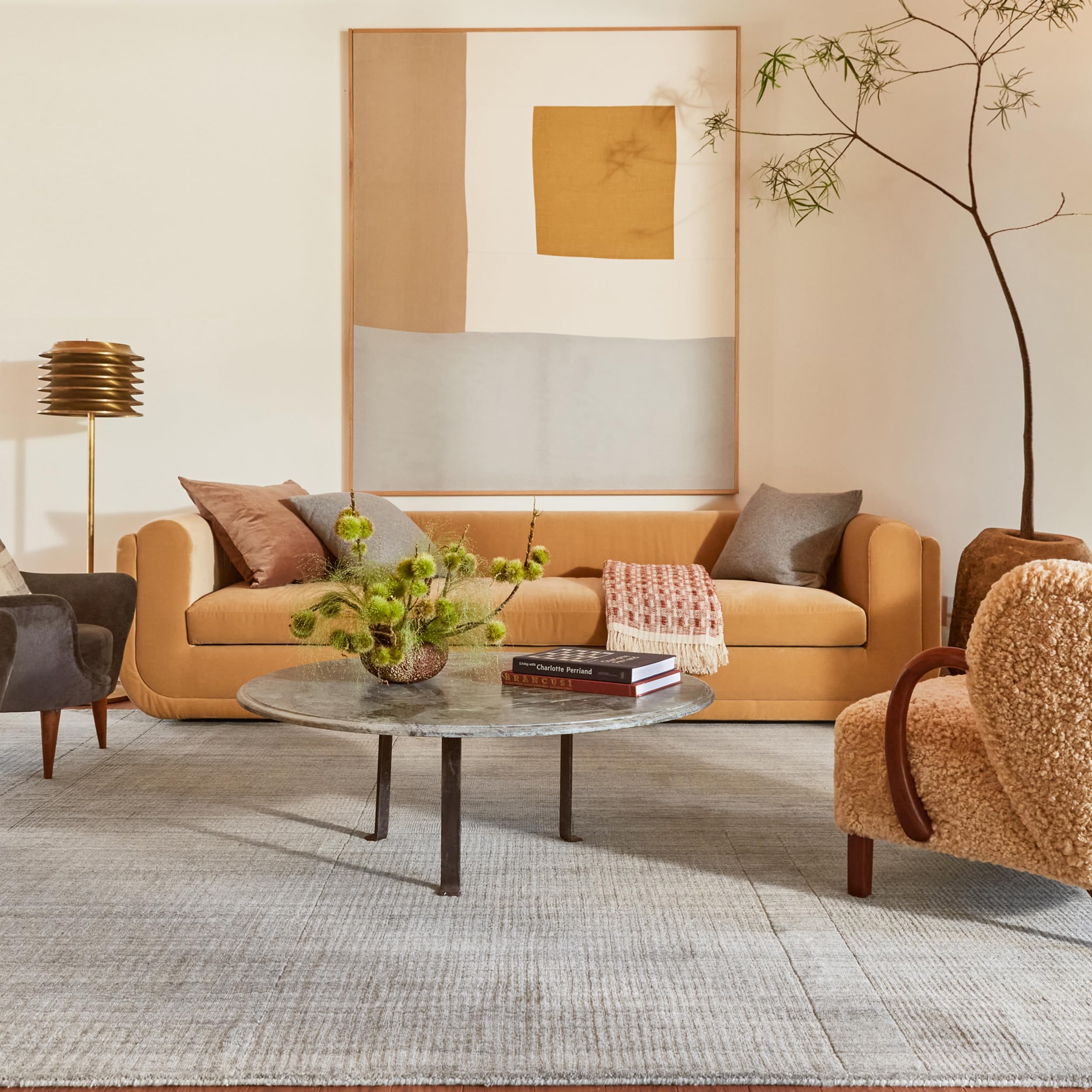 MIYOSHI RUG　FRINGERUG Amazon.com: Rugs USA Mozai Fringed Wool-Blend Area Rug, 5x8