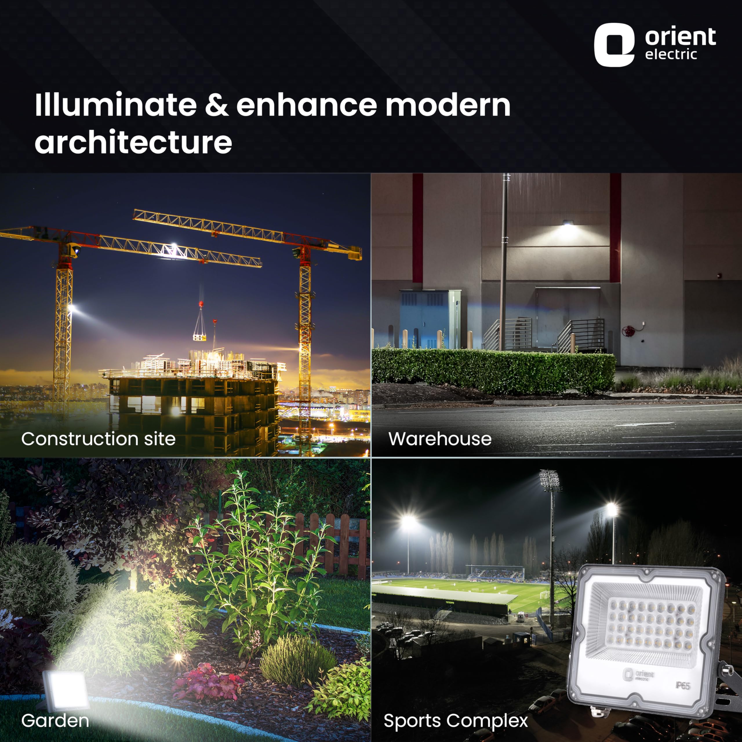 Orient Electric Razor Plus Flood Light - Waterproof LED -5