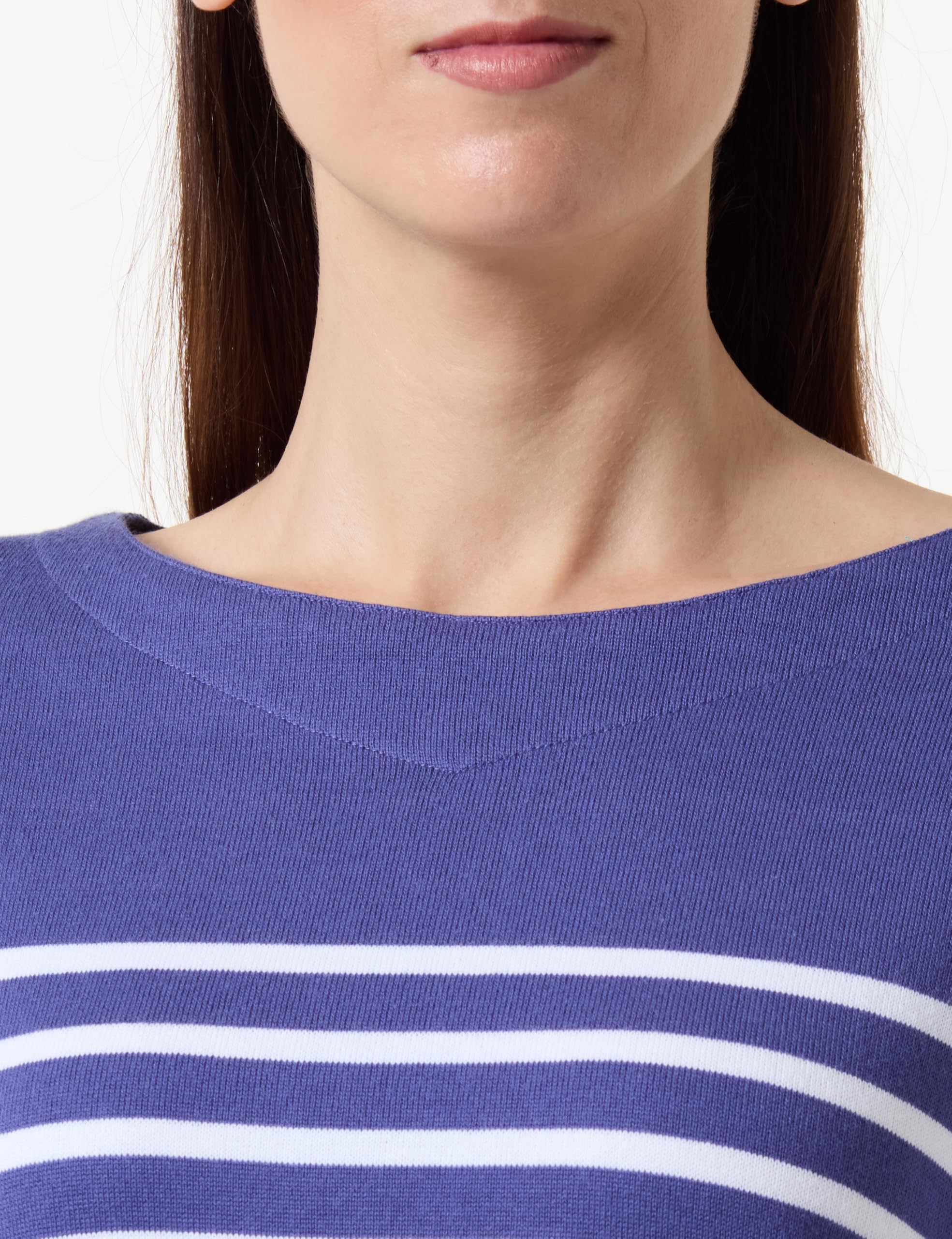 Armor Lux Marinière Fantaisie Femme Manches Longues, en Coton, Esprit Marin
