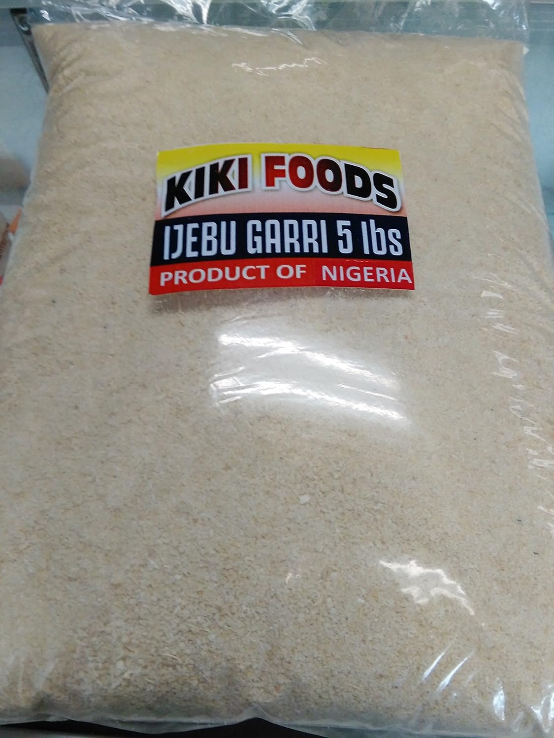 Kiki Foods All Natural White Ijebu (Nigeria) Garri 5lbs