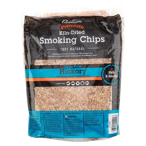 Camerons Extra Fine Hickory BBQ Wood Chips 260 Cu In Bag