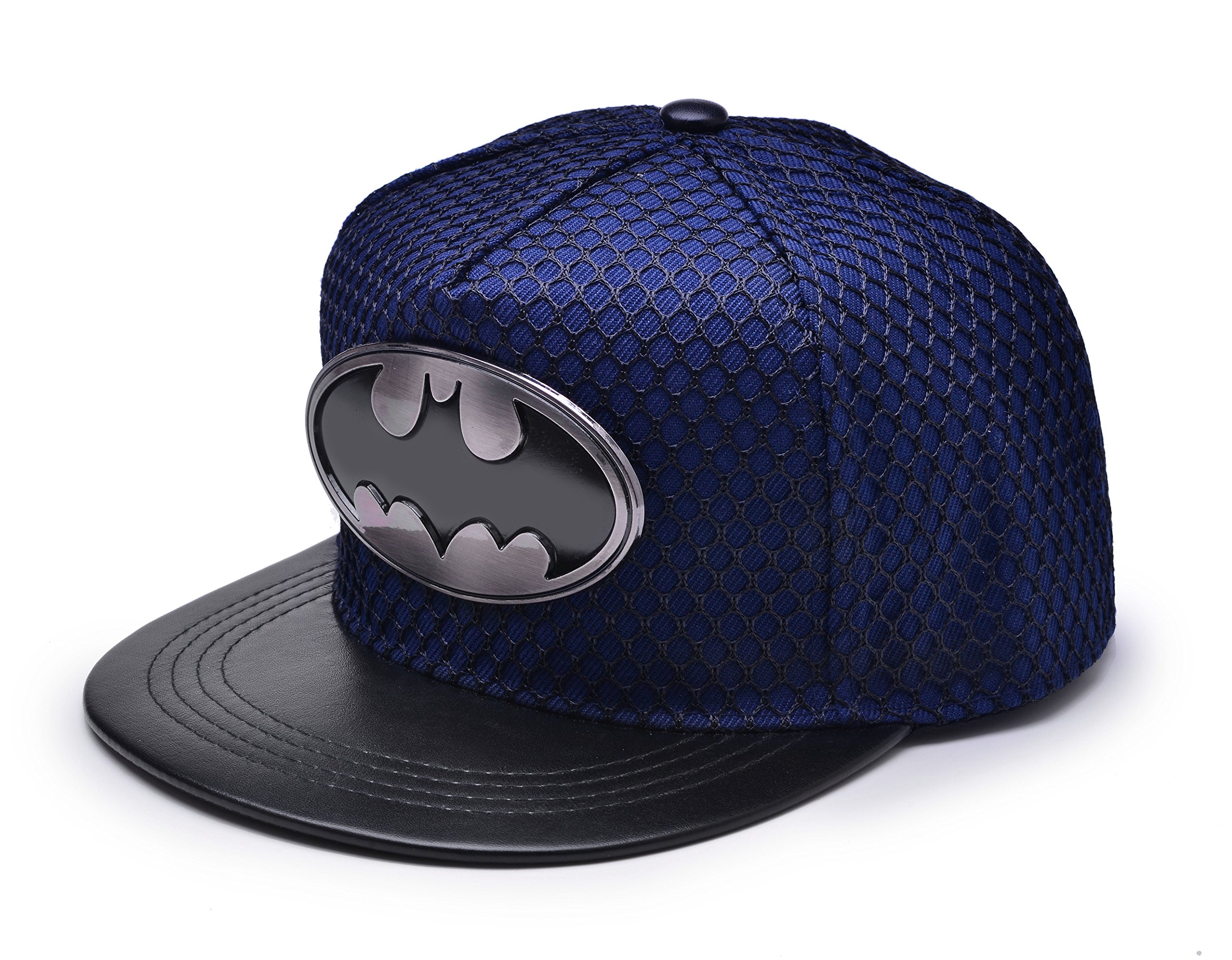 REINDEAR Bat Man Logo Baseball Cap w/Black Mesh Hip-hop Snapback Hat