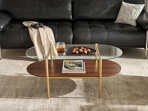 Miniatura 4 de Shrine Mesa de centro, diseño ovalado moderno