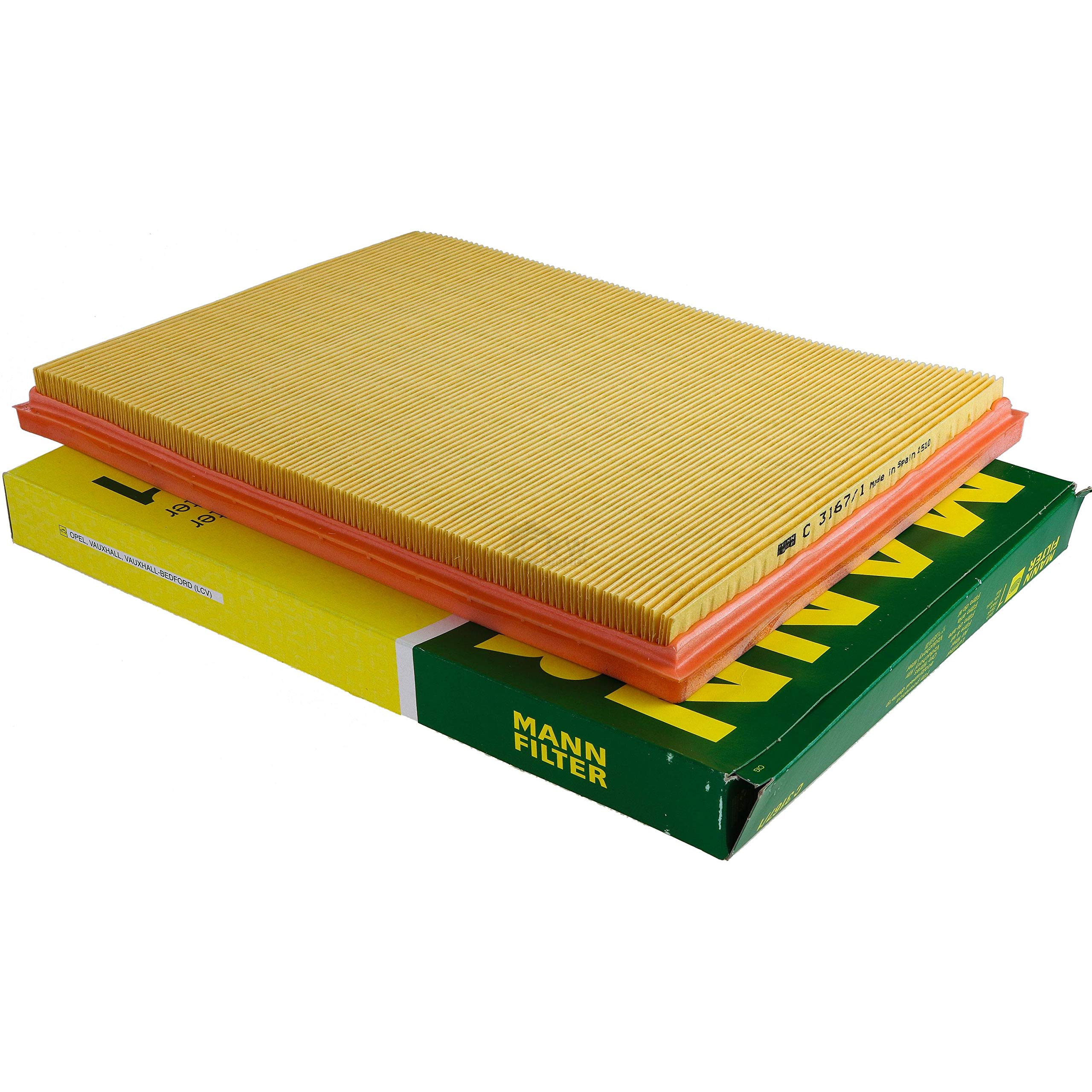 Paquete de inspección Kit de mantenimiento de filtros con filtro de aceite W 712/75, filtro de aire C 3167/1, filtro de combustible WK 613, filtro de habitáculo CU 4251, anillo de sellado