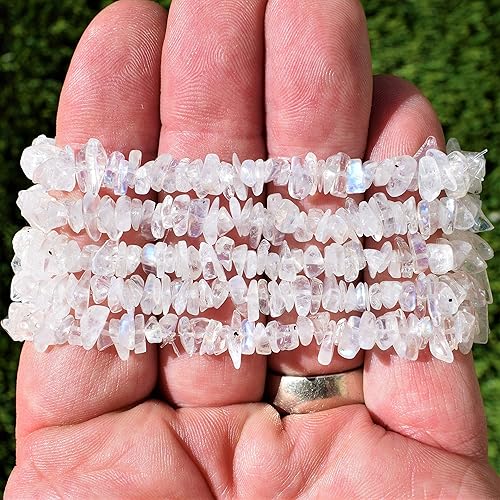 Miniatura 3 de Zenergy Gems Charged - Pulsera de cuentas de cristal natural prémium + cristal de carga de selenita marroquí incluido