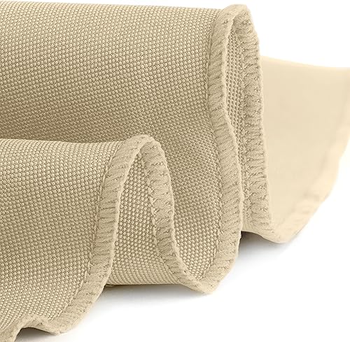 Miniatura 3 de Gee Di Moda mantel de 90 pulgadas redondas, poliéster, lavable, ideal para mesas de buffet, fiestas, ocasiones especiales y más, Beige