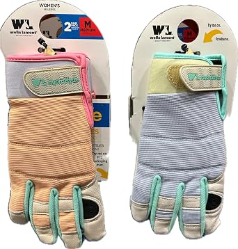Wells Lamont Womens HydraHyde Gardening/Work Gloves 2PK- Medium