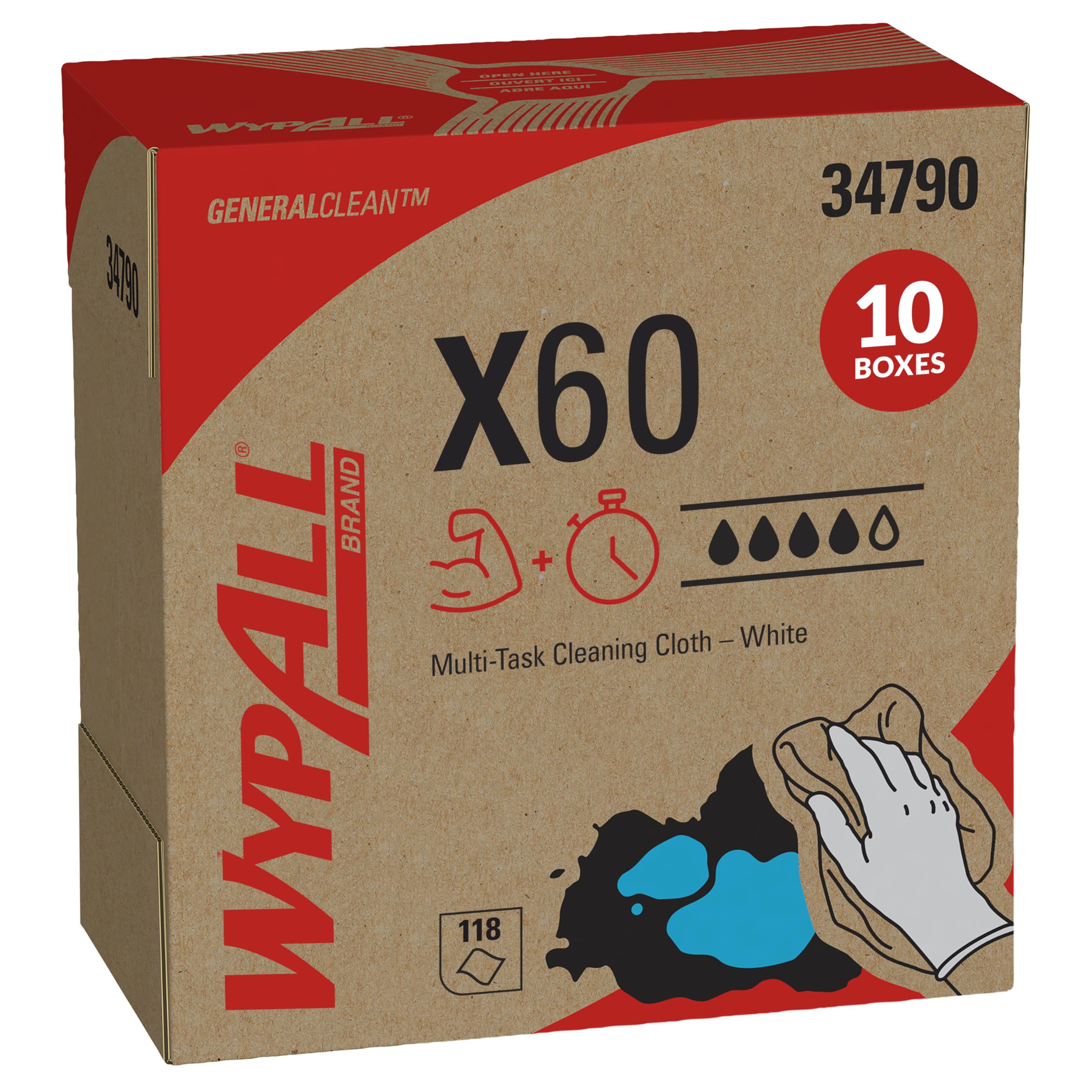 WypAll General Clean X60 Multi-Task Cleaning Cloths