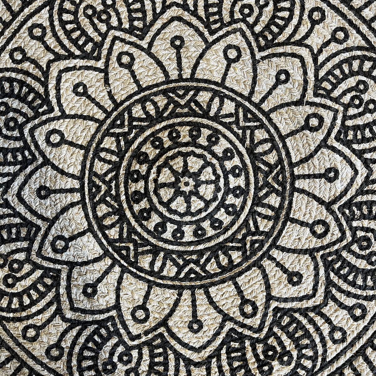 Tapis Rond Jute 90cm | Confort & Élégance Naturels – Heikoa