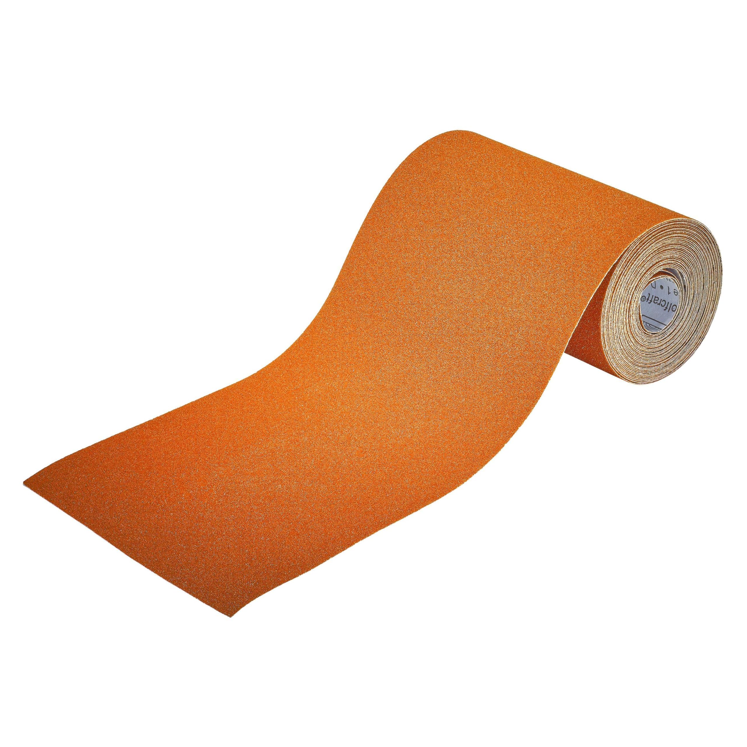 wolfcraft Sanding Paper Roll for Wood/Metal, 5 m x 115 mm, Grain 120 I 1774000 I For sanding wood and metal surfaces