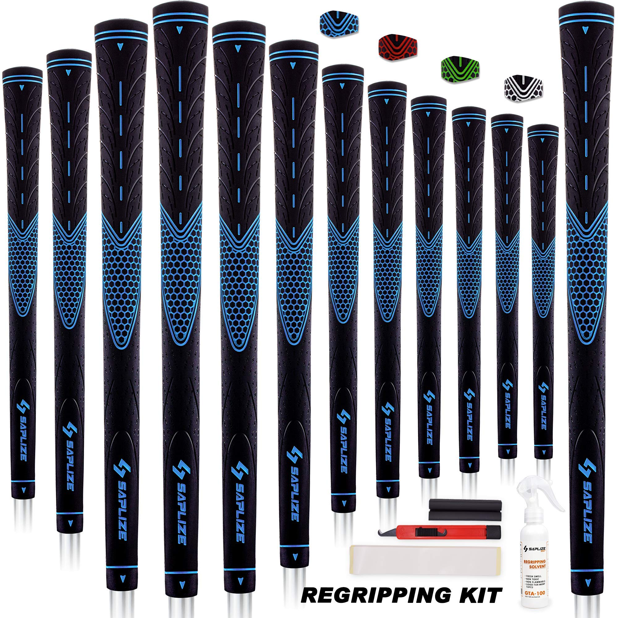 Buy SAPLIZE Golf Grips Standard/Midsize Set of 13 Free 15 Tapes