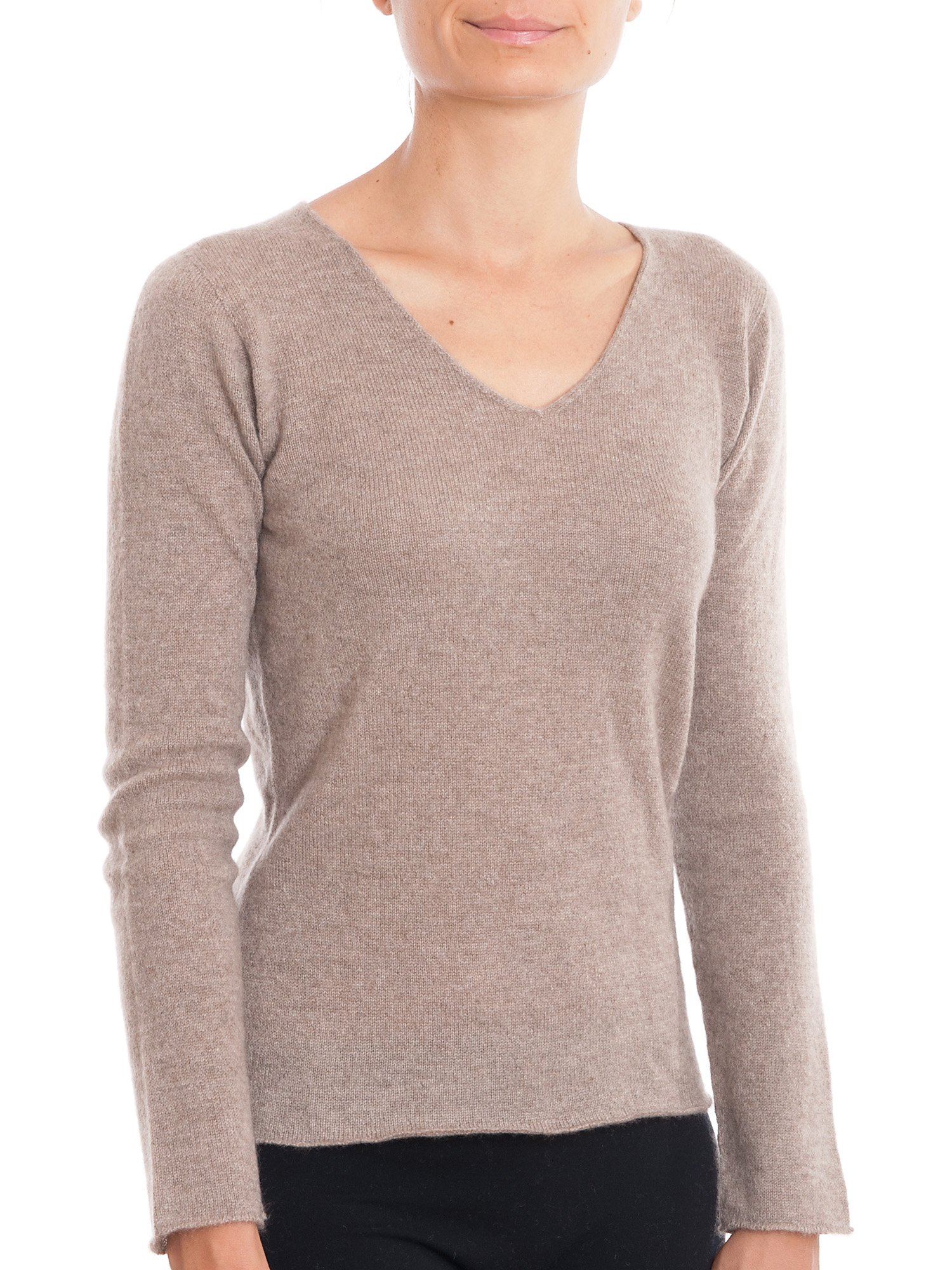 DALLE PIANE CASHMERE Maglione Donna 100% Cashmere | Maglione caldo e morbido per autunno e inverno, elegante da regalare per lei e per lui, autentico lusso Made in Italy