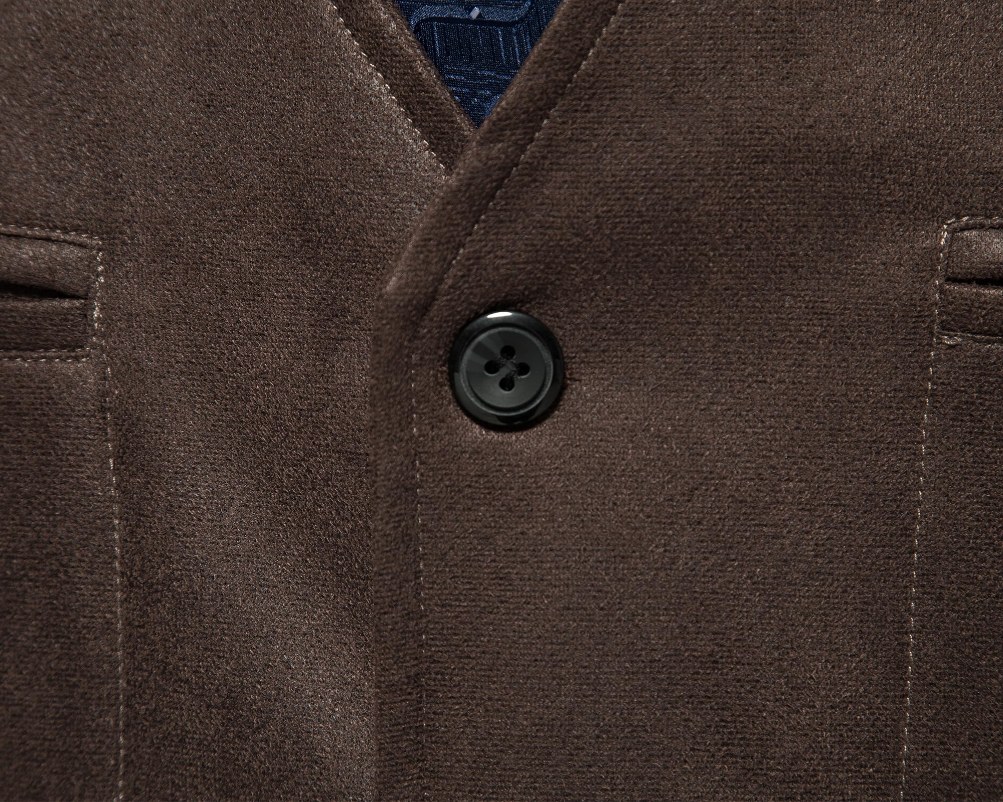 MakingDa Gilet da uomo formale senza maniche con scollo a V in pelle scamosciata gilet Business Casual Suit Vest