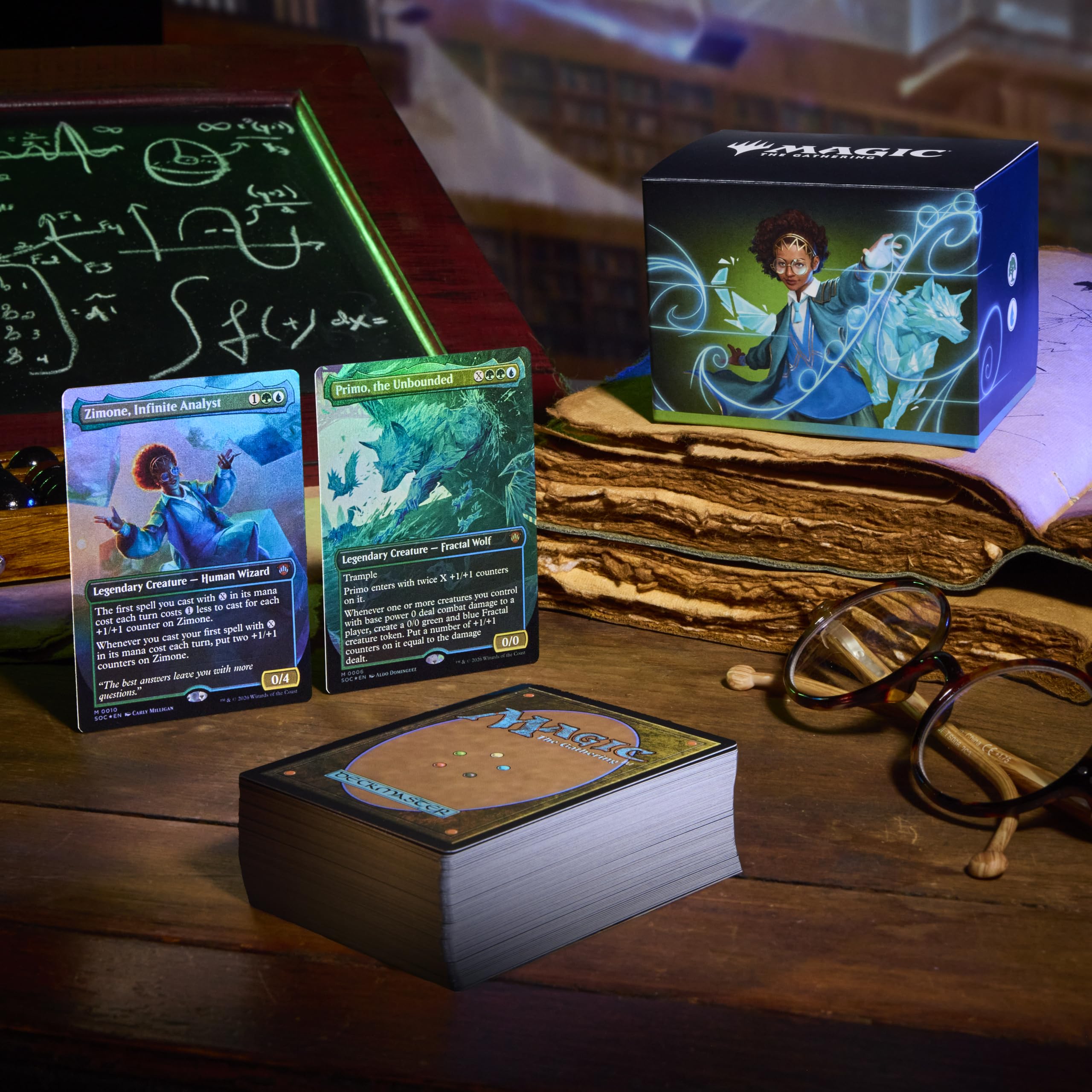 Magic: The Gathering Secrets of Strixhaven Commander Deck Bundle - Include tutti e 5 i mazzi (Silverquill Influence, Prismari Artistry, Witherbloom Pestilence, Lorehold Spirit, Quandrix Unlimited)