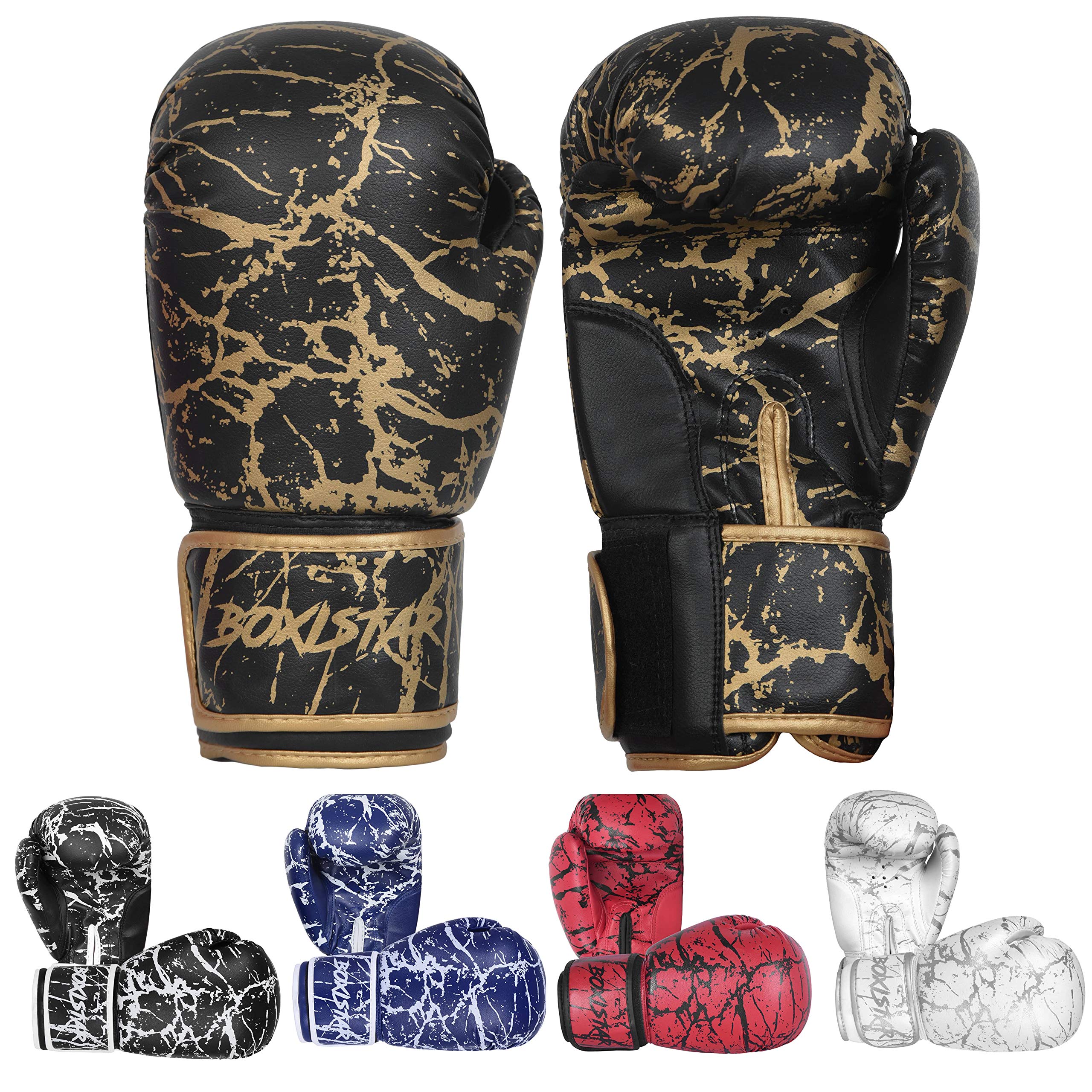 Athllete Boxistar - Guantoni da boxe per uomo e donna, da 226,8 g a 453,6 g, con imbottitura ottimale