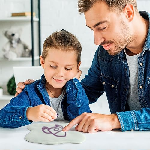 Miniatura 7 de Masilla de juego, masilla de terapia para que los niños jueguen (4 onzas), terapia UV para dibujar y escribir con textura suave para aumentar la