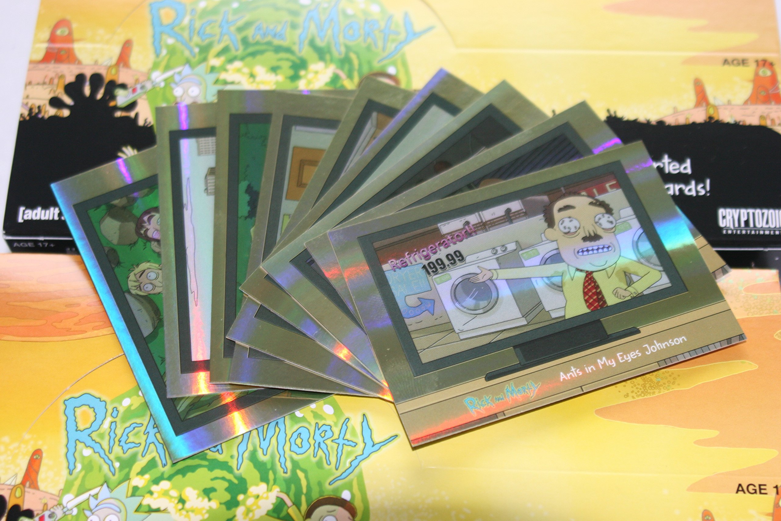 2018 Cryptozoic Rick and Morty Season 1 Trading Cards 9-Card Hobby  Exclusive Rixty Minutes Insert Set at Amazon's Entertainment Collectibles  Store