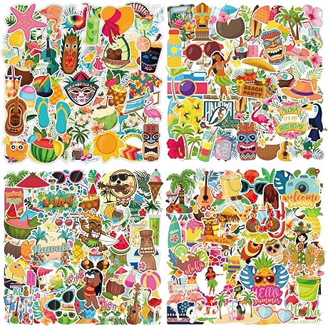 Tropical Luau Party Invitations for Birthday Celebrations