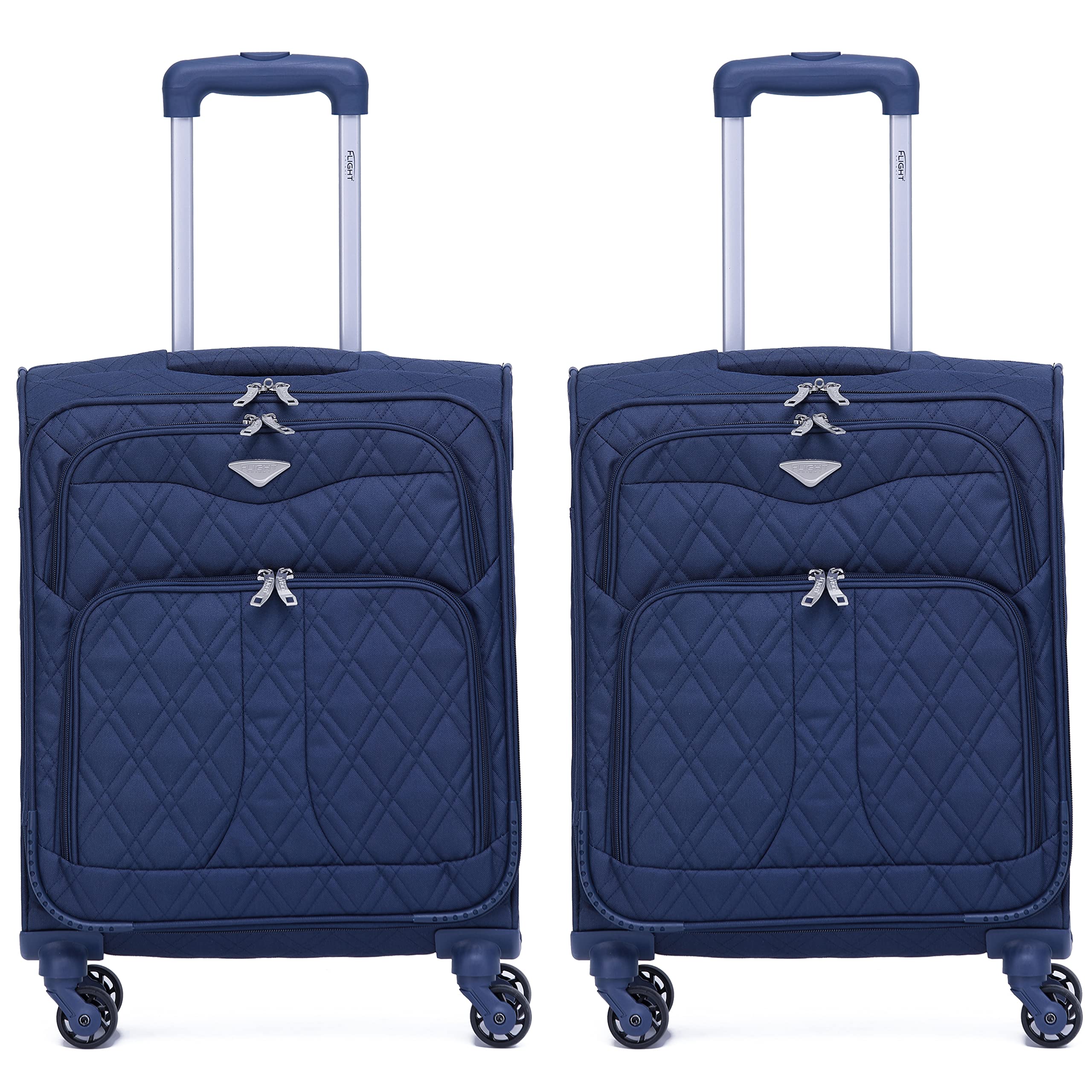 Flight Knight Lightweight 4 Wheel 800D Soft Case Suitcases Anti Crack Cabin & Hold Luggage Options Approved for Over 100 Airlines Including easyJet, BA & Many More! — view 11