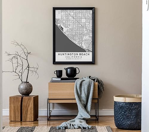 Miniatura 7 de Mapa de Huntington Beach, California, Light 2 (24x36)