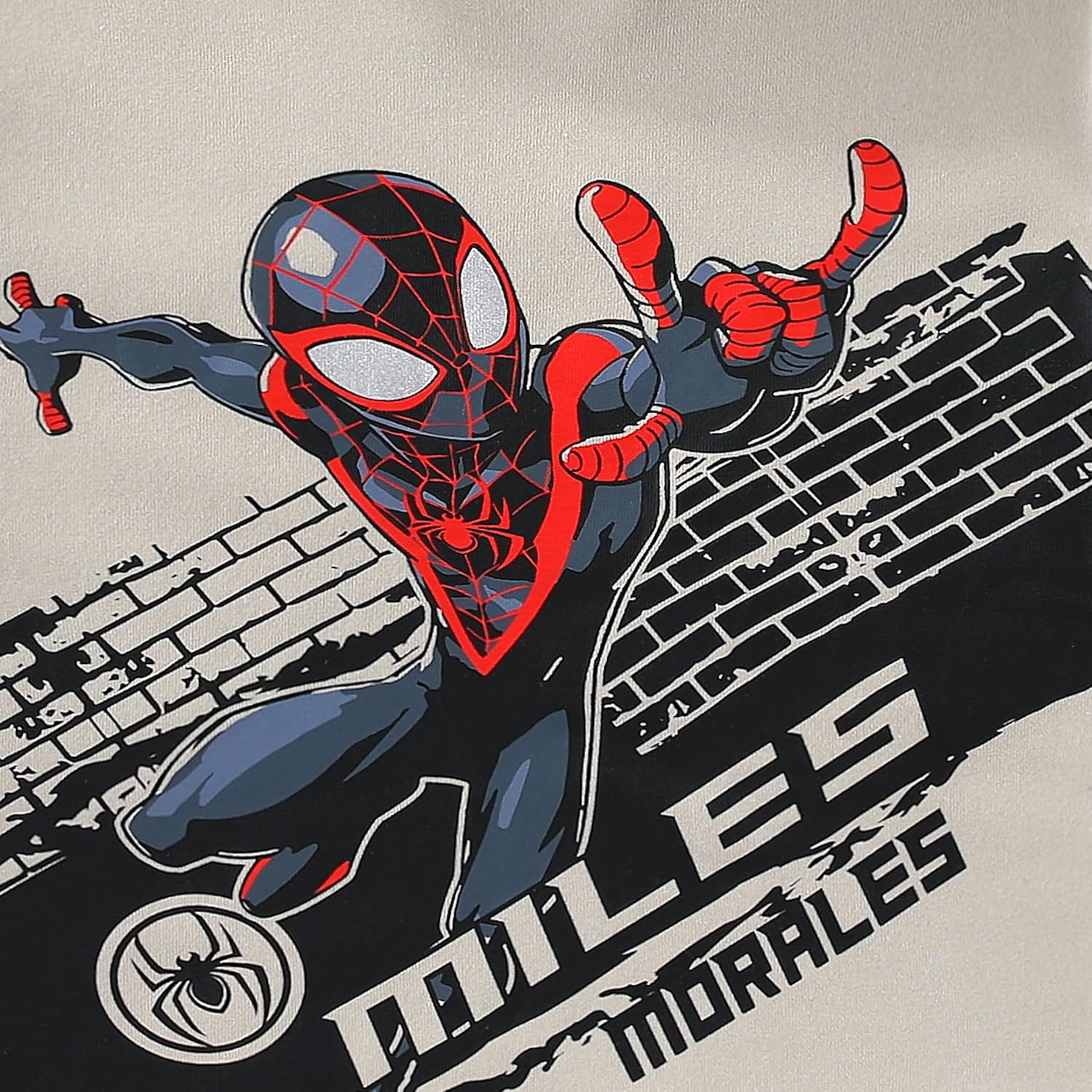 Marvel Spider-Man Miles Morales Boys Pullover Fleece Hoodie for Big Kids - Image 4