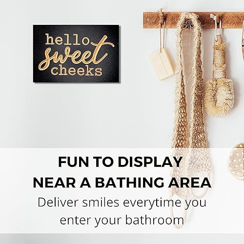 Miniatura 7 de Funny Bathroom Signs (Set of 3) - 6 x 9 inch - Bathroom Wall Decor - 5 star bathroom sign - Funny Bathroom Decor - Above Toilet Decor - Please Seat