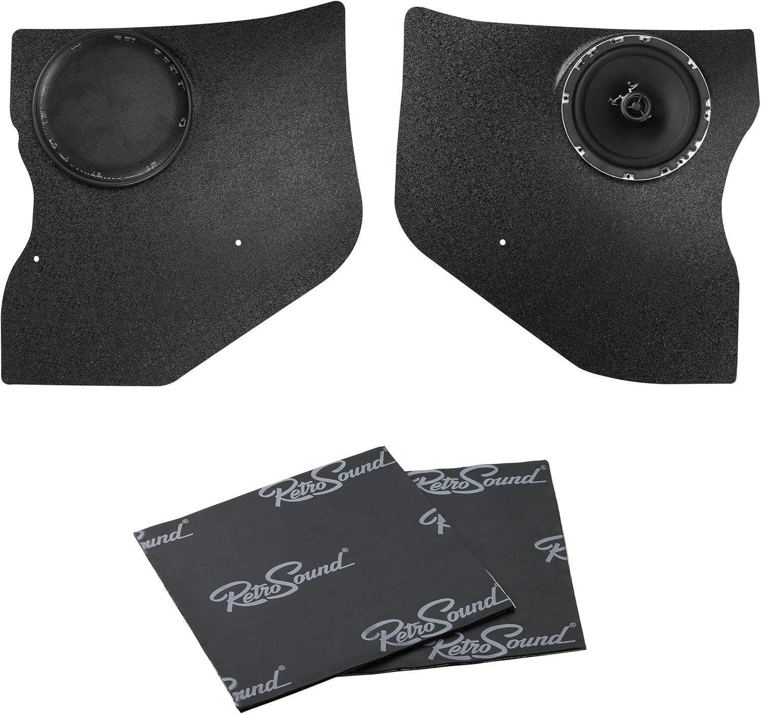 RetroSound KPC416162-652-M Black Kick Panel for 1961-62 Impala
