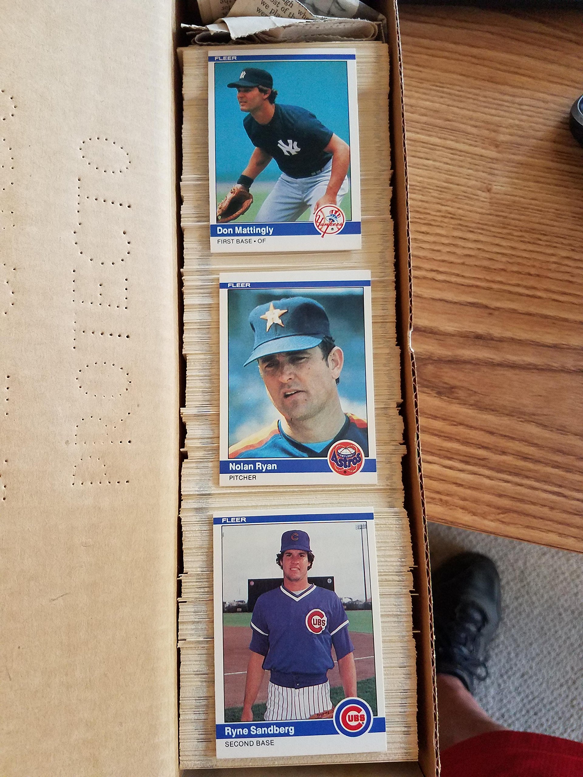 Amazon.com: 1984 Fleer Complete Baseball Set (660 Cards) (Don