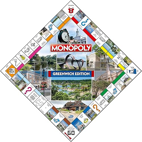 Miniatura 4 de Monopoly Juego de mesa Massachusetts Edition 2-6 jugadores Juegos de mesa familiares para niños y adultos, juegos de mesa para niños de 8 años en
