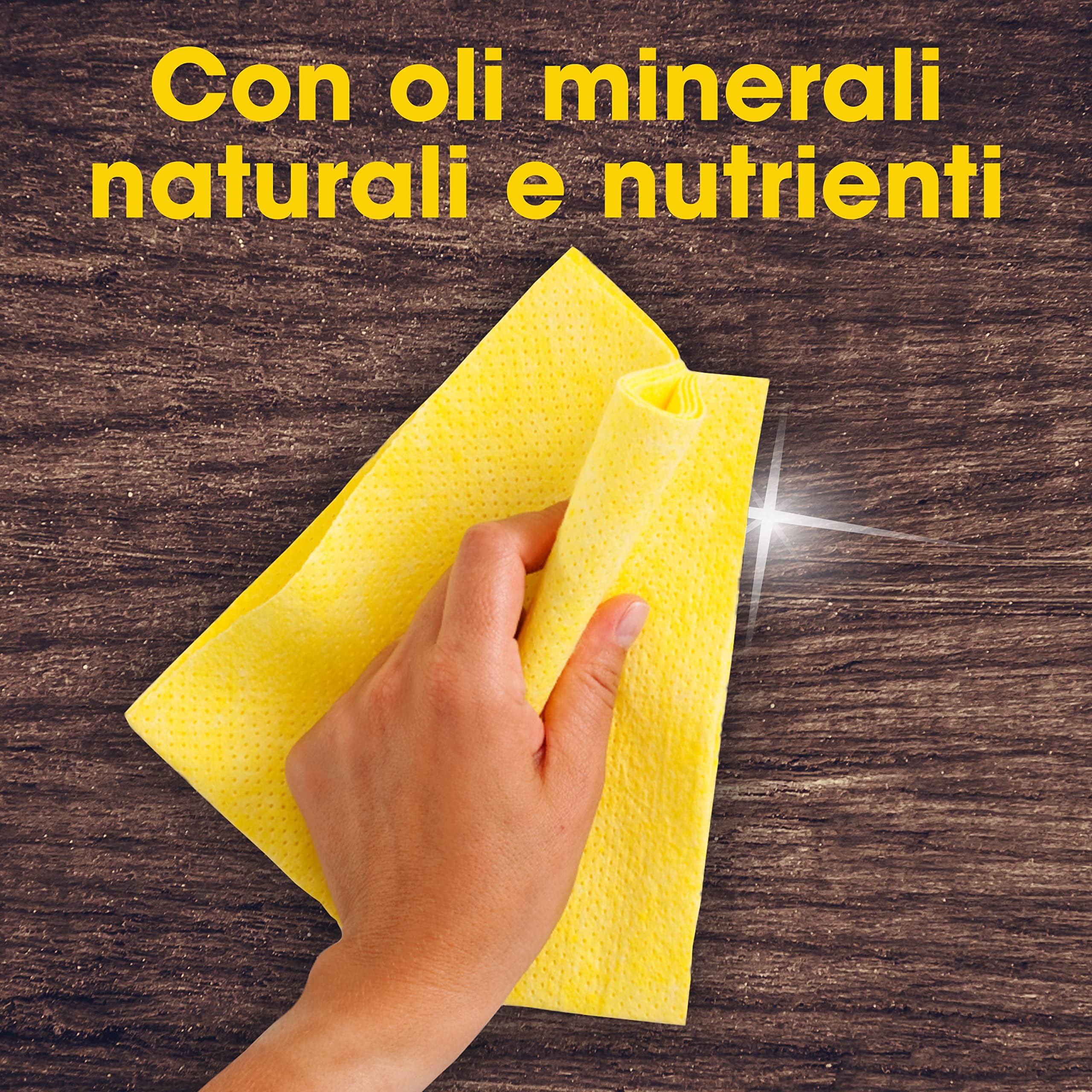 Pronto Spray Olio Nutriente - Nutre, protegge e ravviva le superfici, Fragranza Ambra e Olio D'Argan, Formato Scorta da 12 Pezzi da 250ml