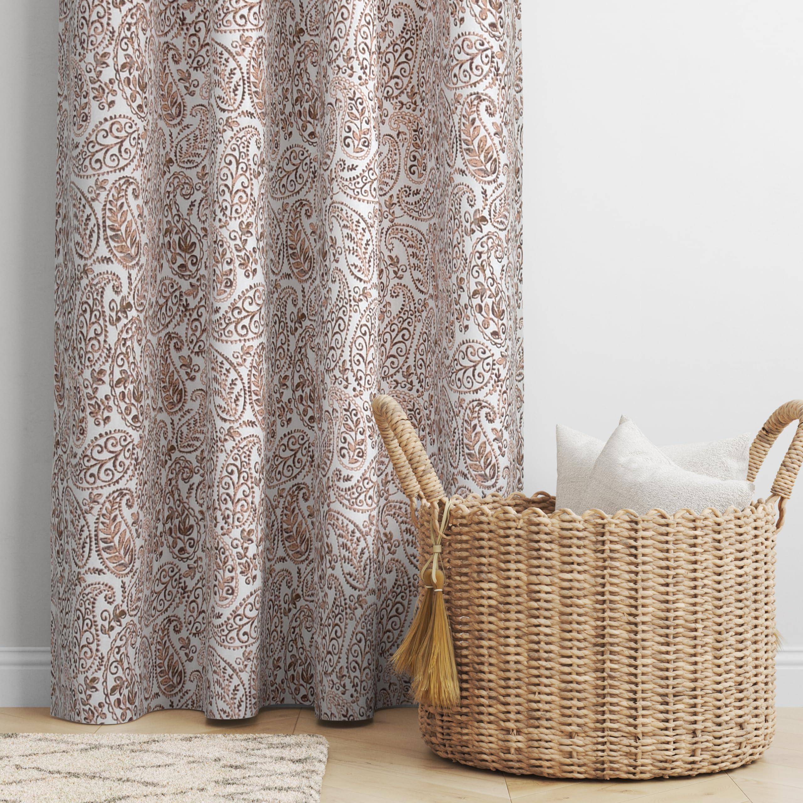 See full amazon price history chart for THE LINEN COMPANY Soft Cotton Printed Grommet Window Curtain, 6.5 Feet, (Copper Paisley, Set of 2 Pcs) THE LINEN COMPANY Soft Cotton Printed Grommet Window Curtain, 6.5 Feet, (Copper Paisley, Set of 2 Pcs) (B0CYPWVH24) Amazon Price History, Amazon Price Tracker