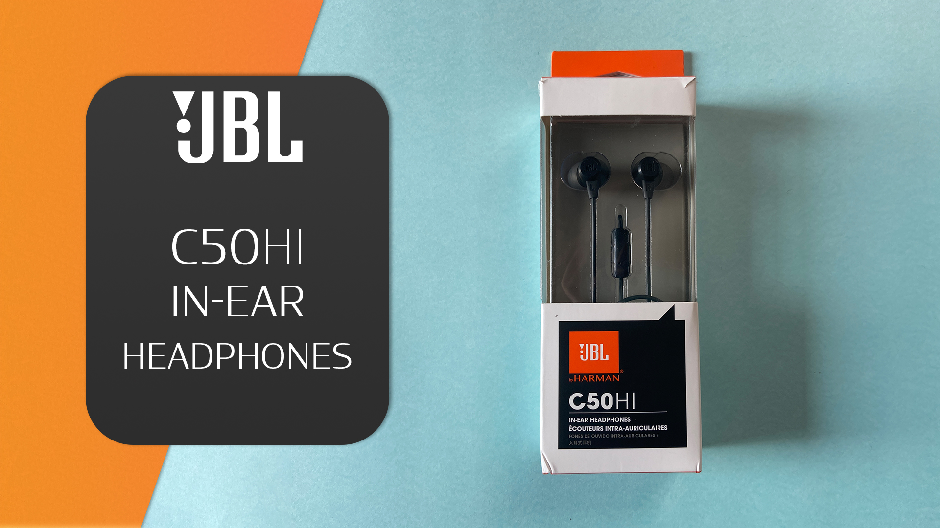 JBL C50HI inEar Headphones with Mic
