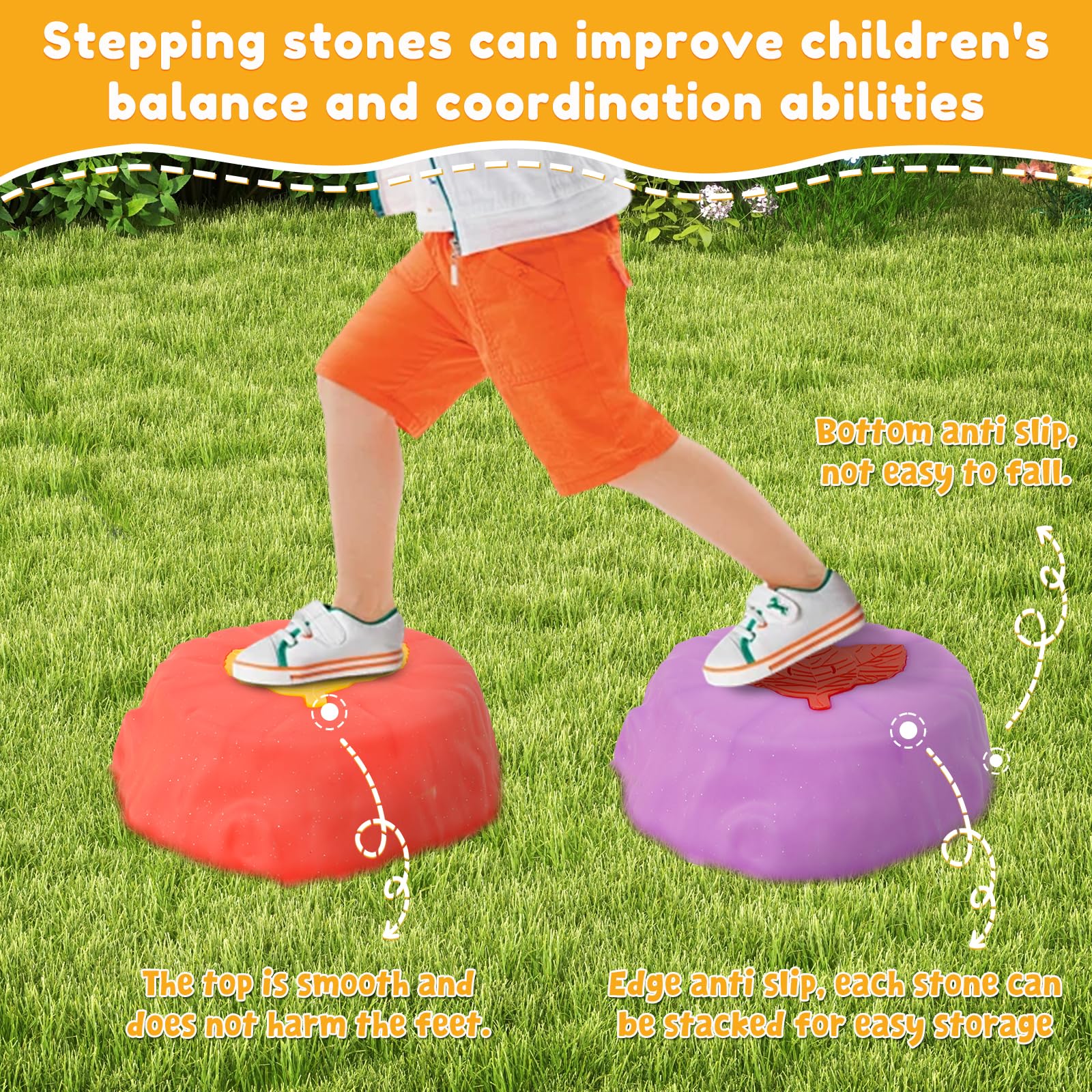 Bloques Equilibrio Niños Juego De Piedras De Equilibrio AIYAPLAY